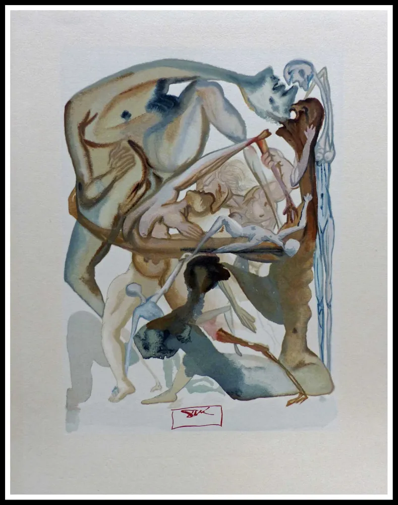 Гравюра На Дереве Dali - LA DIVINE COMEDIE