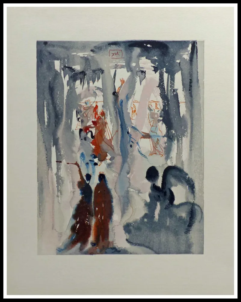 Гравюра На Дереве Dali - LA DIVINE COMEDIE - Ainsi fut créée la Terre