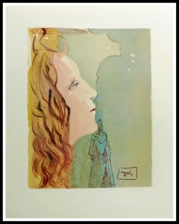 Гравюра На Дереве Dali - LA DIVINE COMEDIE - Béatrice