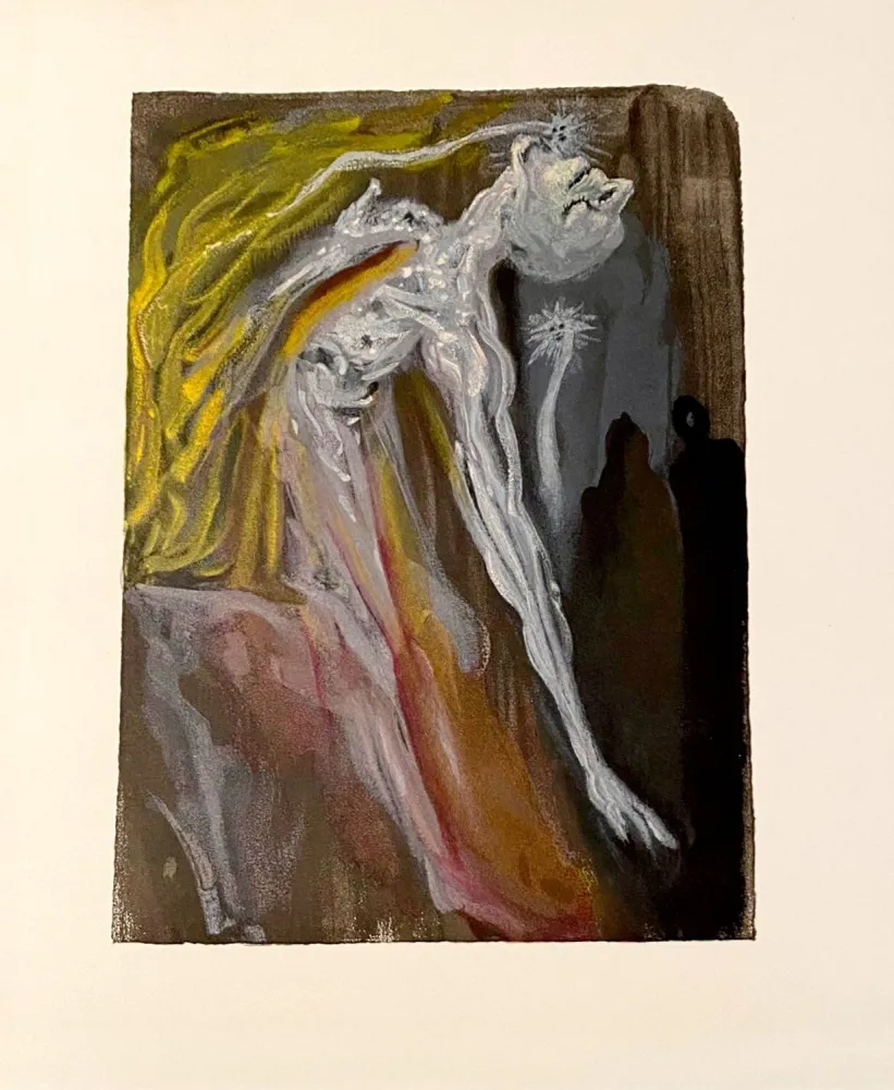 Гравюра На Дереве Dali - La Divine Comédie - Enfer 09 - Les Erynnies