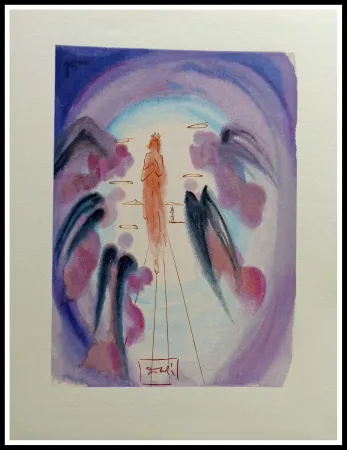 Гравюра На Дереве Dali - LA DIVINE COMEDIE - La joie des Bienheureux