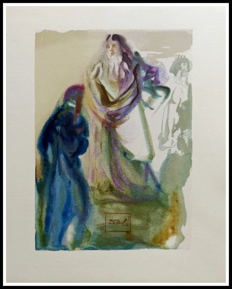 Гравюра На Дереве Dali - LA DIVINE COMEDIE - La marche vers Dieu