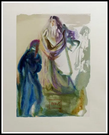 Гравюра На Дереве Dali - LA DIVINE COMEDIE - La marche vers Dieu