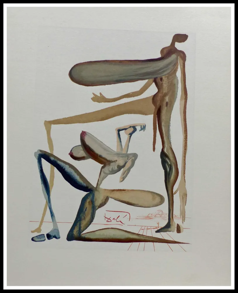 Гравюра На Дереве Dali - LA DIVINE COMEDIE - La prodigalité