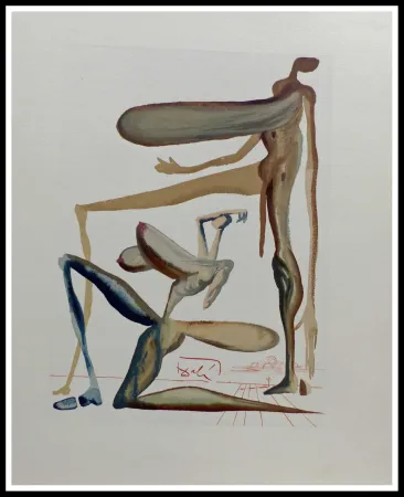 Гравюра На Дереве Dali - LA DIVINE COMEDIE - La prodigalité