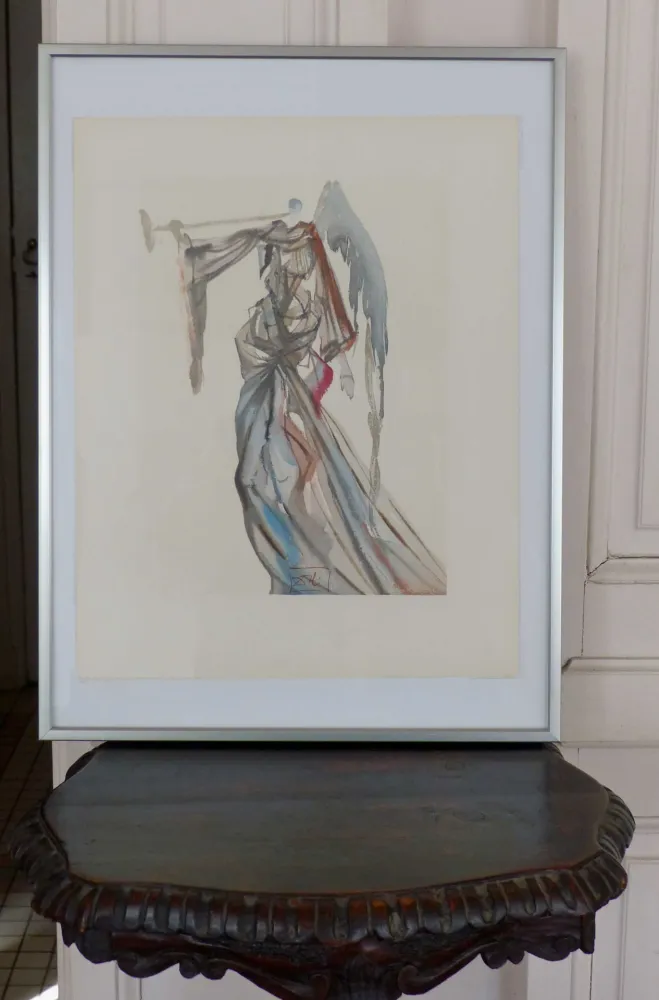 Гравюра На Дереве Dali - LA DIVINE COMEDIE - L'ange du soleil