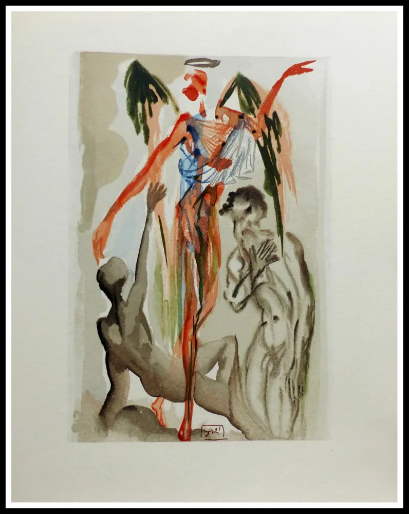 Гравюра На Дереве Dali - LA DIVINE COMEDIE - Le paradis terrestre