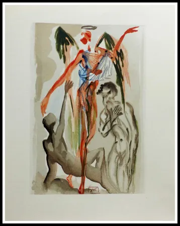 Гравюра На Дереве Dali - LA DIVINE COMEDIE - Le paradis terrestre