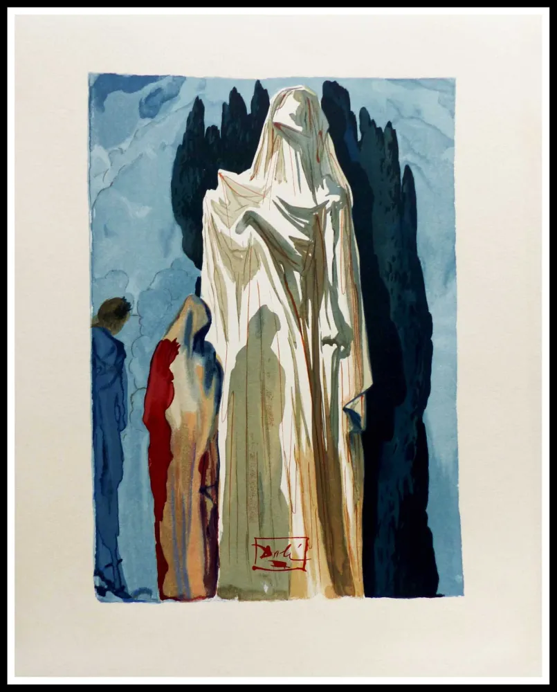 Гравюра На Дереве Dali - LA DIVINE COMEDIE - Les Hérétiques