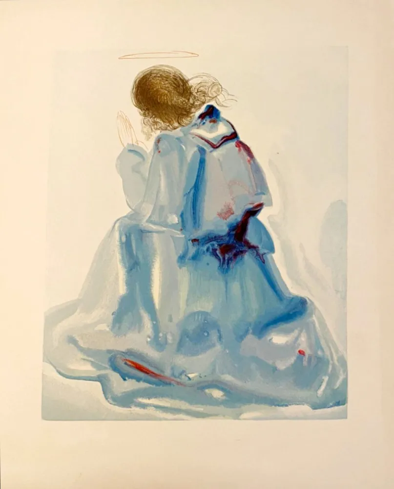 Гравюра На Дереве Dali - La Divine Comédie - Paradis 02 - L'ange