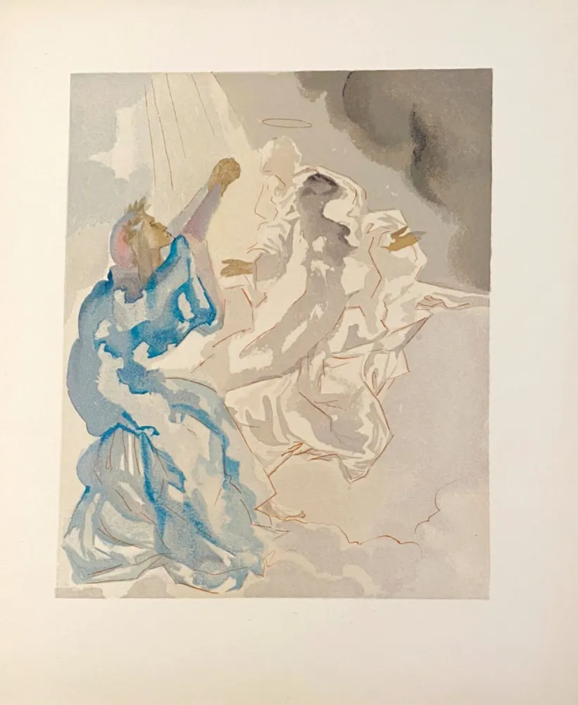 Гравюра На Дереве Dali - La Divine Comédie - Paradis 05 - Nouvel aspect de Béatrice