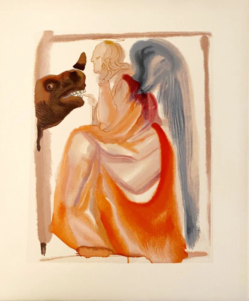 Гравюра На Дереве Dali - La Divine Comédie - Paradis 06 - Le ciel de Mercure