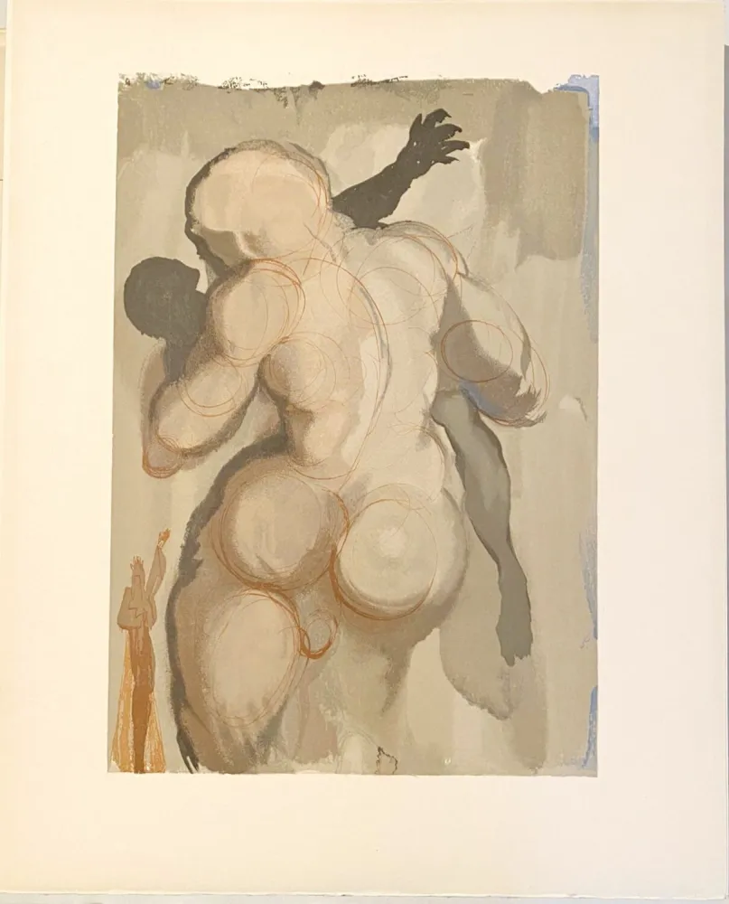 Гравюра На Дереве Dali - La Divine Comédie - Purgatoire 06 - Les morts par violence