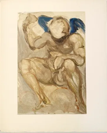 Гравюра На Дереве Dali - La Divine Comédie - Purgatoire 15 - L'Envie