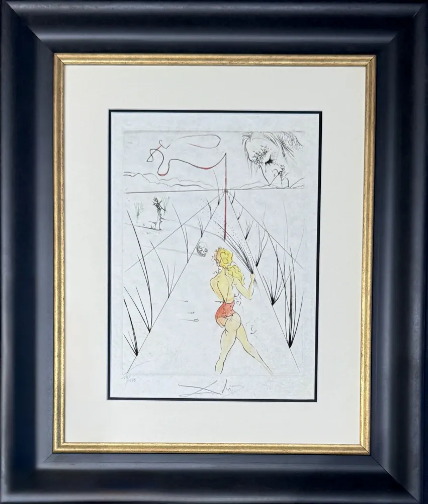 Гравюра Dali - La femme au fouet