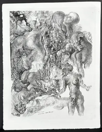 Гравюра Dali - La Femme Visible