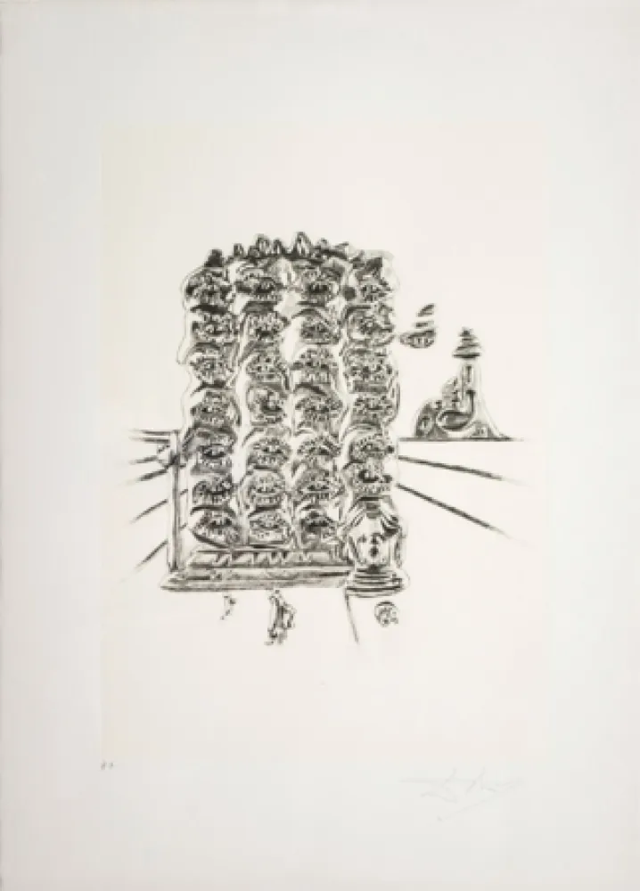 Литография Dali - La Genesi