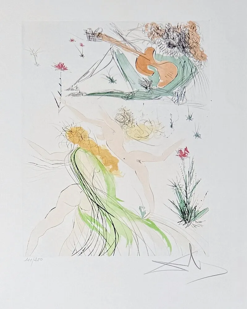 Гравюра Dali - La joie de vivre