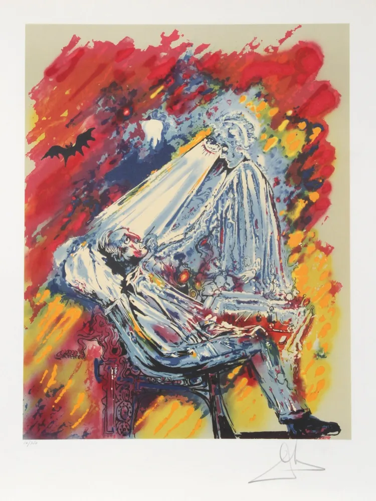 Литография Dali - La Lumiere de la Guerison (The Dentist)