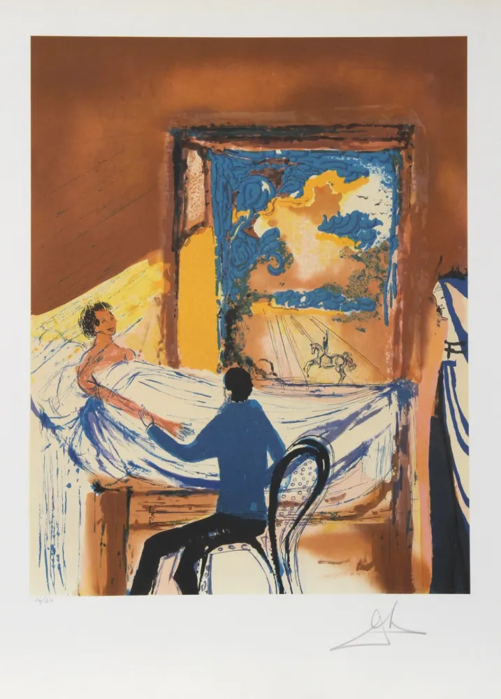 Литография Dali - La Lutte Contre le Mal (The Doctor)