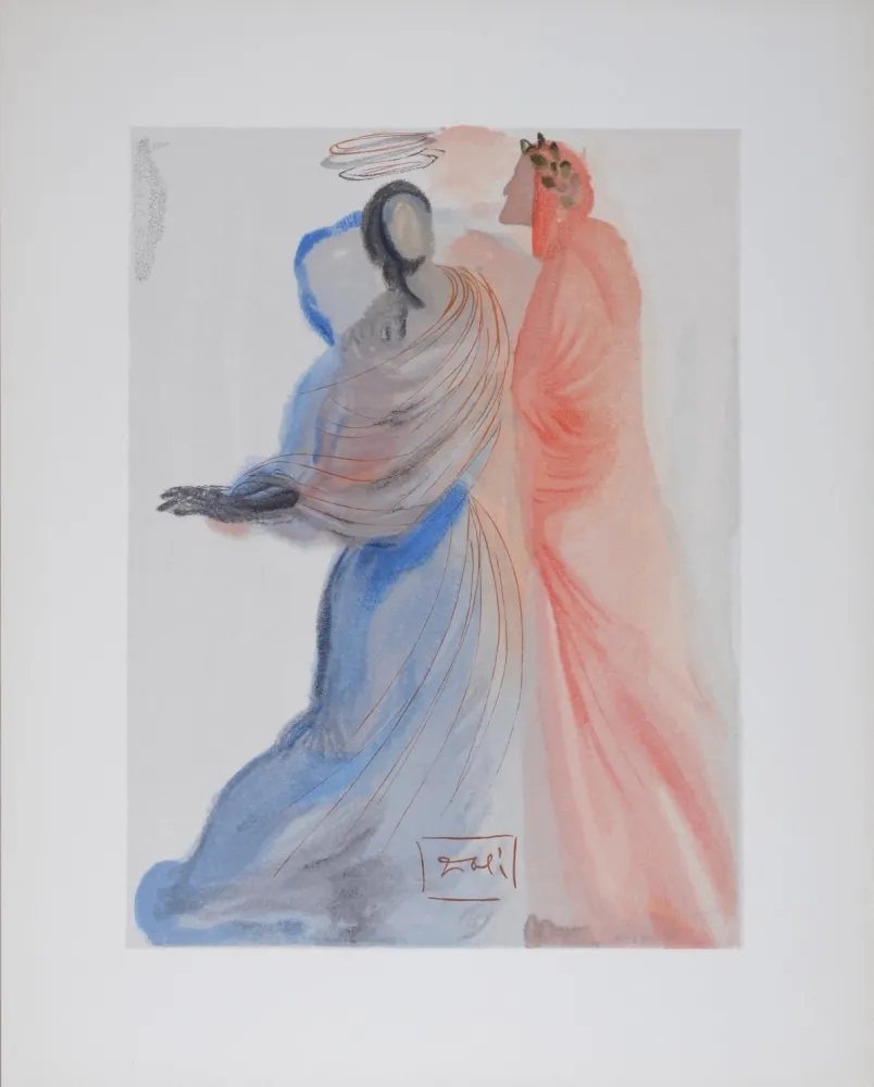 Литография Dali - La Splendeur de Béatrice