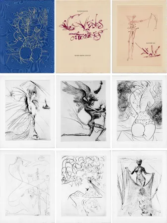 Иллюстрированная Книга Dali - LA VÉNUS AUX FOURRURES. Avec 20 gravures originales de Salvador Dali (1970)