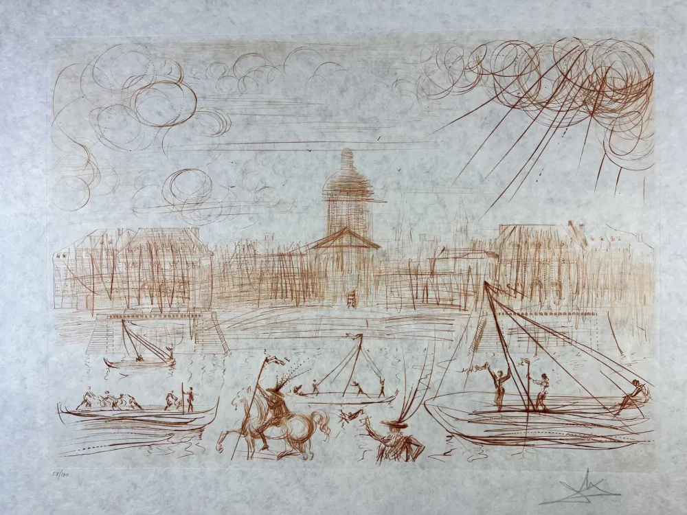 Офорт Dali - L’Academie de Paris