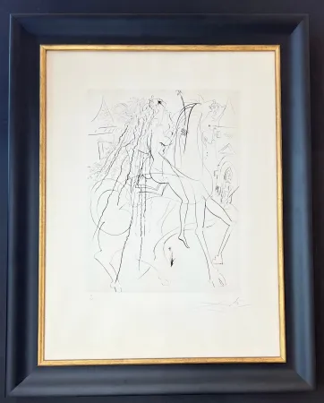 Гравюра Dali - Lady Godiva