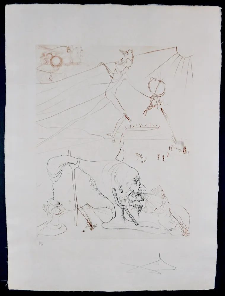 Гравюра Dali - L'Alchimie