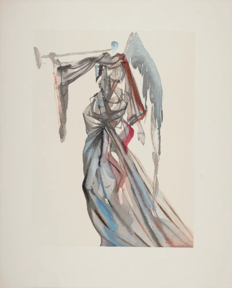 Гравюра На Дереве Dali - L'Ange du Soleil, 1963