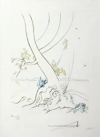 Офорт Dali - L'ARBREDE CONNAISSANCE (THE TREE OF KNOWLEDGE)