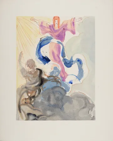 Гравюра На Дереве Dali - Le 1er Ciel, 1963