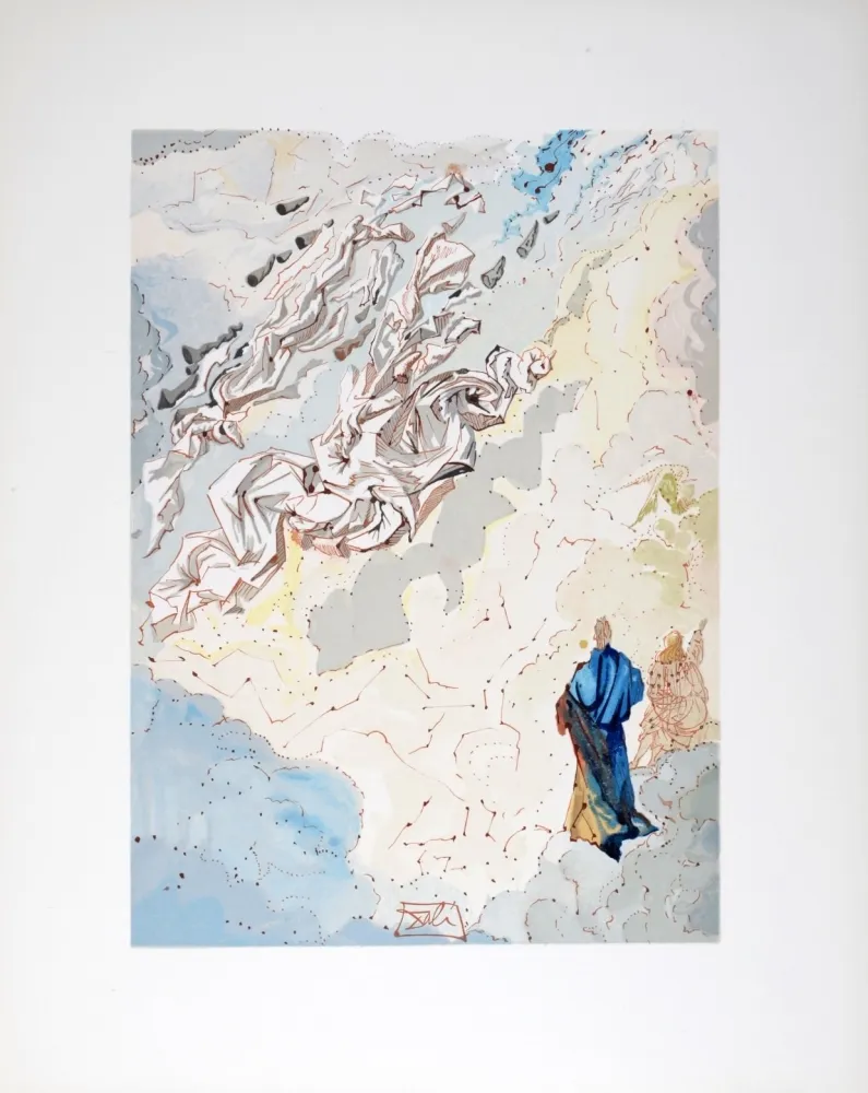 Литография Dali - Le 6ème ciel de Jupiter