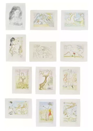 Трафарет Dali - Le Bestiaire de La Fontaine