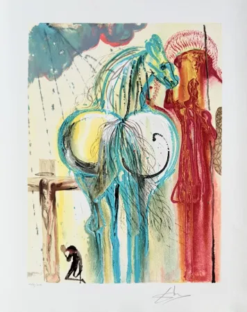 Литография Dali - Le centurion