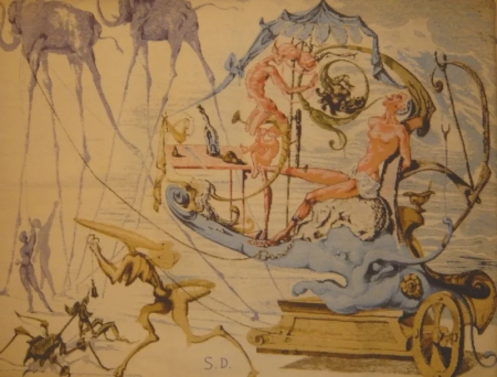 Многоэкземплярное Произведение Dali - Le char de Bacchus