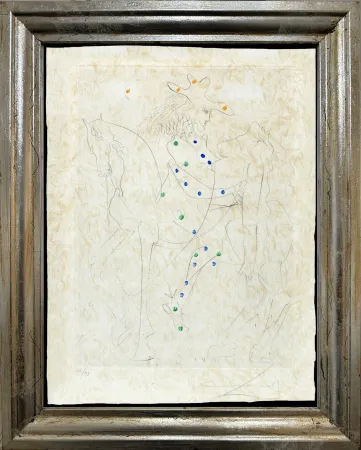 Гравюра Сухой Иглой Dali - Le Cheval de Picasso