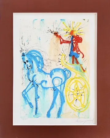 Литография Dali - Le cheval de triomphe
