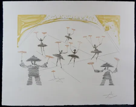Гравюра Dali - Le Cirque Chinois