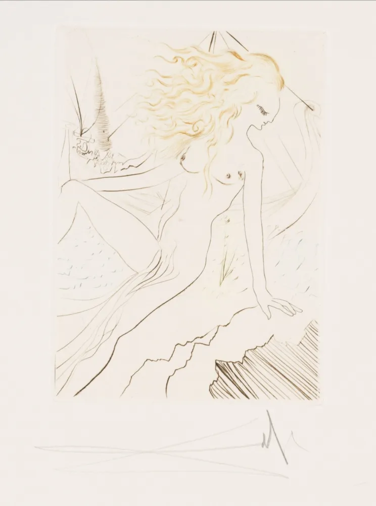 Иллюстрированная Книга Dali - Le Décaméron 1972 - English - E.A 