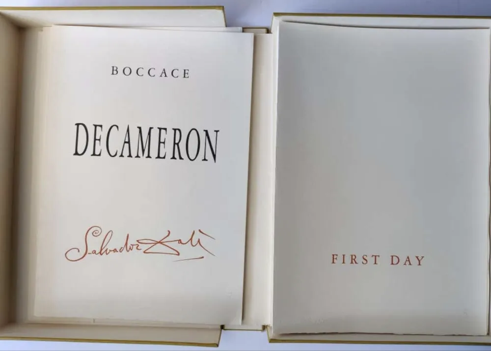 Литография Dali - Le Décaméron (1972) english , E.A