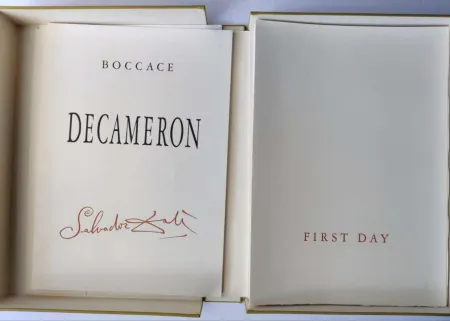 Литография Dali - Le Décaméron (1972) english , E.A