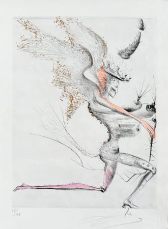 Гравюра Dali - Le Démon ailé