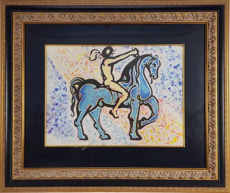 Литография Dali - Le Jungle Humaine Le Cavalier