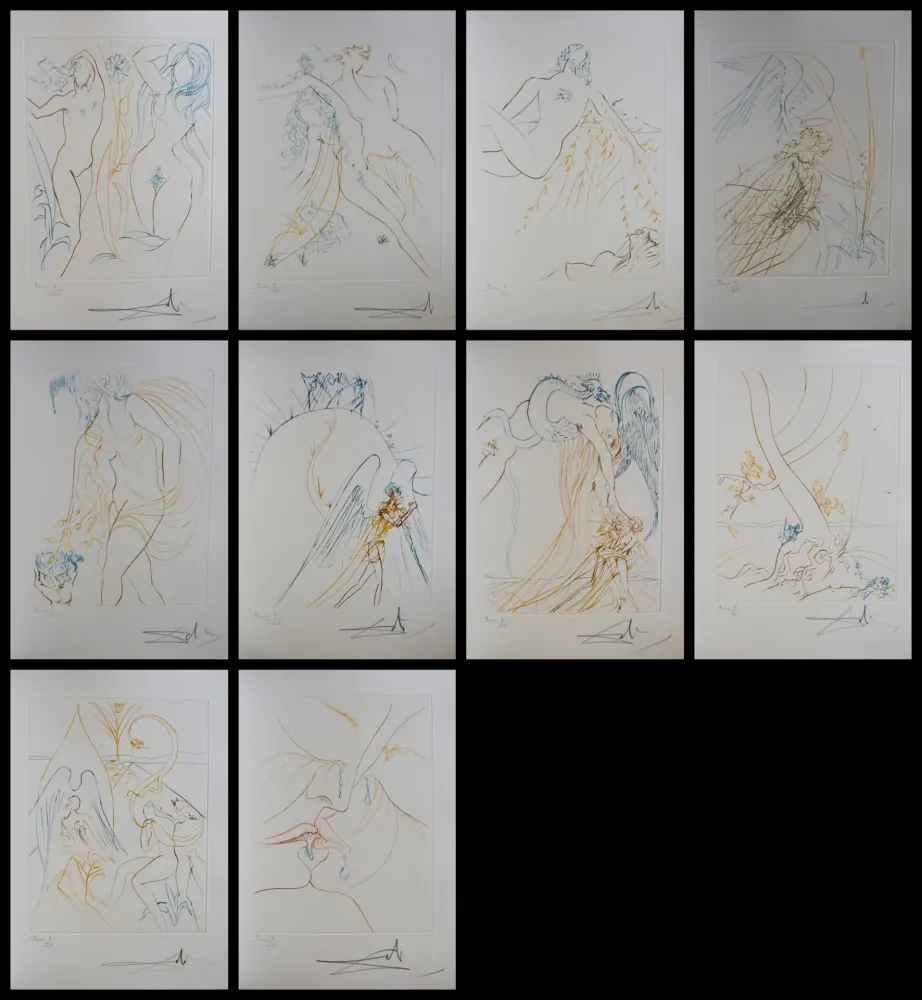 Гравюра Dali - Le Paradis Terrestre Complete Suite