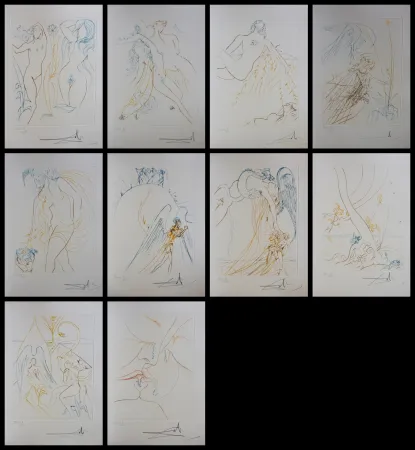 Гравюра Dali - Le Paradis Terrestre Complete Suite