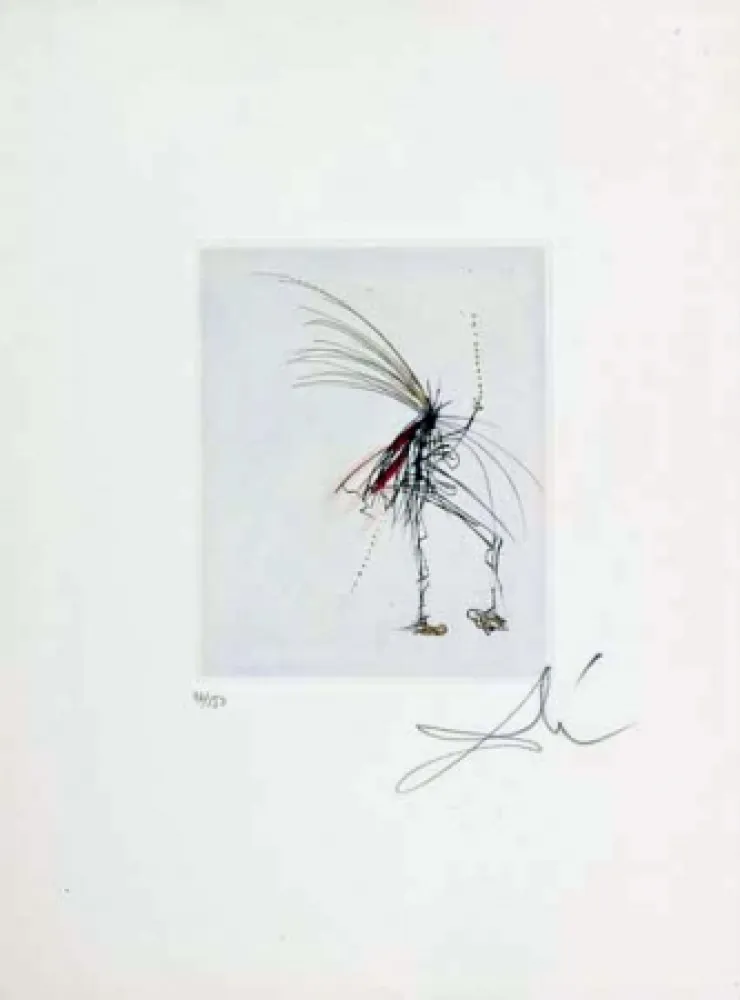 Гравюра Dali - Le Petit Demon (The Little Demon)