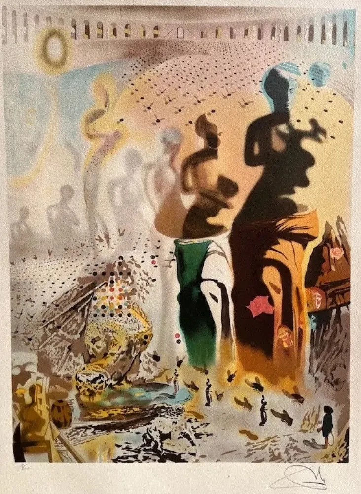 Литография Dali - Le Toréador Hallucinogène