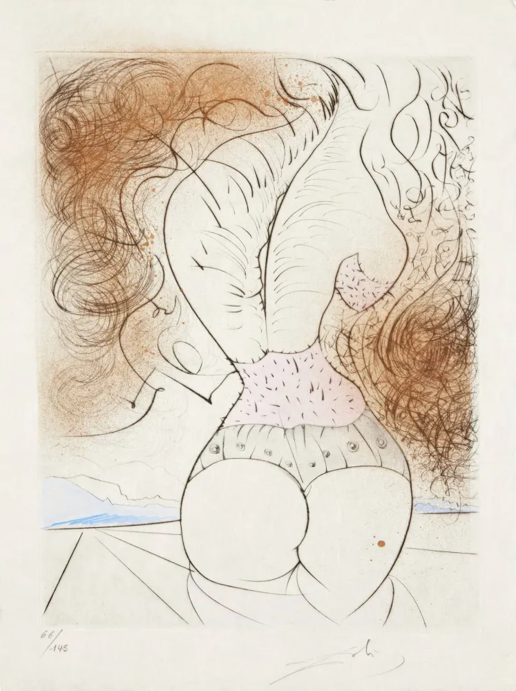 Офорт Dali -  Le Torse