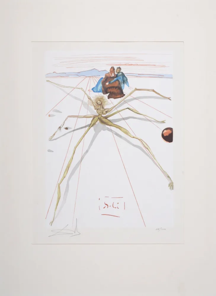 Гравюра Dali - Leaving the Terrace of Anger, 1963